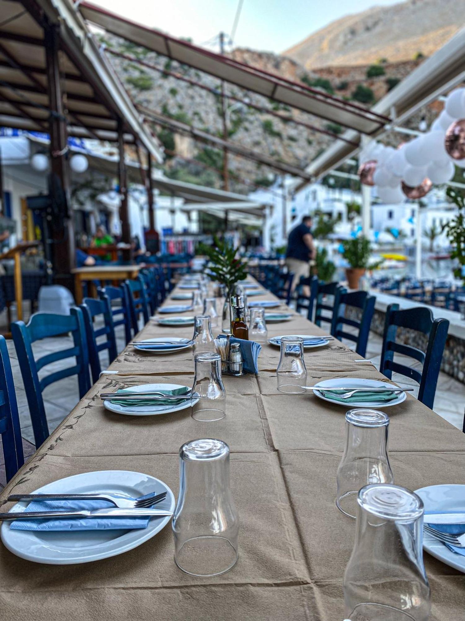 The Blue House Hotel Loutro Exterior foto